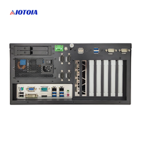 7 Slot Wall Mount Industrial Control Computer Wall Mount PC Case 2 LAN 8 USB 6 COM 7 Slot Ekspansi Tinggi Penuh IPC 6056B