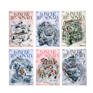 Série de <span class=keywords><strong>chansons</strong></span> <span class=keywords><strong>d</strong></span>'<span class=keywords><strong>amour</strong></span> <span class=keywords><strong>d</strong></span>'hiver, 30 autocollants en papier par paquet, éléments <span class=keywords><strong>d</strong></span>'hiver faits à la main, <span class=keywords><strong>d</strong></span>écoupés à la forme, brillants, 6e édition - Product Image 5