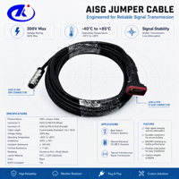 Câble AISG 8PIN femelle vers DB 9PIN mâle, câble d'antenne à commande électrique
