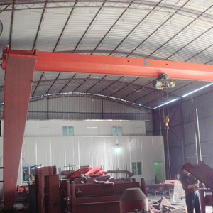 Grúa pórtico monoviga de hormigón prefabricado para patio, elevador de bloques de cemento de 10t, 20t, 32t, grúa pórtico móvil sobre rieles - Product Image 4