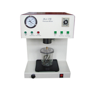 Mezcladora de vacío ZKJ-3 para alginato dental y yeso con bomba incorporada para uso en laboratorio - Product Image 1