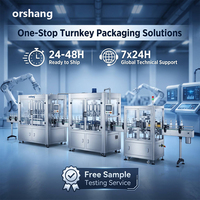 Ligne de production de remplissage automatique de liquides Orshang, nouveau design, changement rapide, servomoteur, remplisseur de bouteilles pour produits alimentaires et chimiques