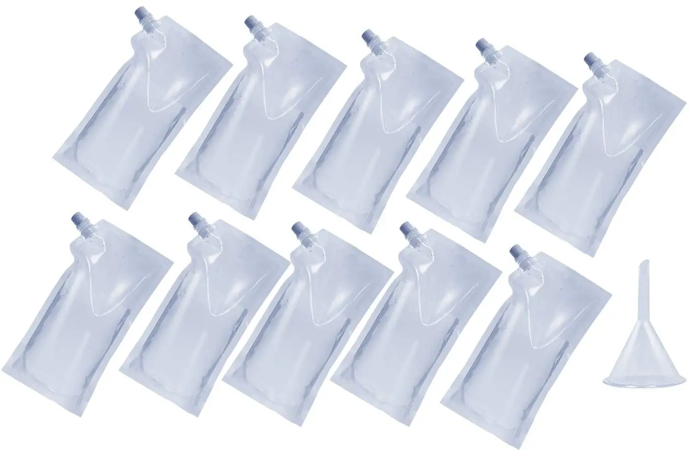 再利用可能なジュースポーチ注ぎ口付きカスタム包装防水バッグスタンドアップ工場卸売