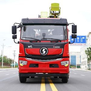 Camion grue Shacman Delong 4x2 avec châssis Zoomlion de 8 tonnes pour le levage en construction et le levage d'arbres en jardinage - Product Image 2