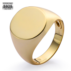 Real S925 plata CZ chapado en oro <span class=keywords><strong>anillo</strong></span> de sello joyería piedra preciosa niñas mujeres Zirconia 925 <span class=keywords><strong>anillo</strong></span> de plata esterlina para Mujeres Hombres - Product Image 4