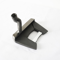 Putter de golf mallet en acier inoxydable 304, usiné CNC, pour droitier, avec ligne de visée, logo personnalisé OEM, vente en gros