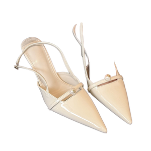 Factory Wholesale 2026 Summer New Milk <b>White</b> Pointy Pearl Wedding Shoes Women's Stiletto <b>Heels</b> Ultra High <b>Heel</b> Comfortable Ankle - Product Image 1