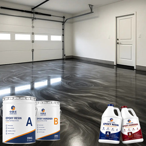 Revestimiento de Piso Epóxico Metálico Impermeable, Pintura de Resina Autonivelante Anticorrosiva para Pisos de Concreto, Terrazas de Piscinas y Garajes - Product Image 5