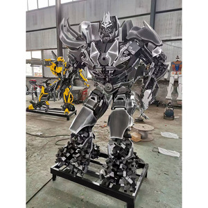 Sculpture Optimus Prime en métal, sculpture de robot en fer, sculpture Transformers, sculpture de robot <span class=keywords><strong>Megatron</strong></span> - Product Image 1