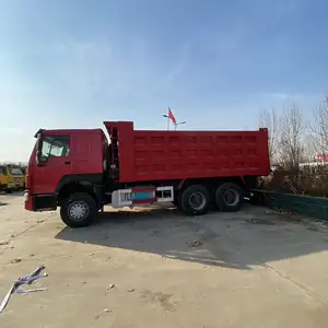 Hot Verkoop Gebruikt Howo Export Dump Truck 371hp Stedelijke Bouw Afval Vrachtwagens 6X4 8X4 Zware Vrachtwagens Te Koop