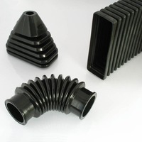 Soufflet en caoutchouc flexible moulé sur mesure, soufflet anti-poussière en caoutchouc EPDM