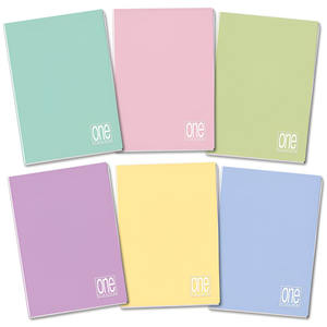 UN SOLO COLOR - CUADERNO MAXI PASTEL 20+1 HOJAS A4 QUADR. Elementos 1a 2a 3a ASS. - Product Image 1