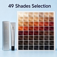 Crème colorante capillaire à base d'huiles végétales biologiques sans PPD, marque privée, niveau 9, professionnelle, permanente, sans ammoniaque, couleurs premium