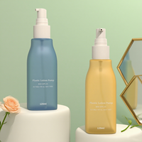 Flacon pulvérisateur carré transparent givré fantaisie pour brume hydratante cosmétique, sérum de soin et parfum