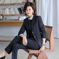 Tenue professionnelle élégante pour femmes : gilet de caissière d'hôtel, combinaison de réception, robe élégante pour le bureau et les secteurs de l'hôtellerie