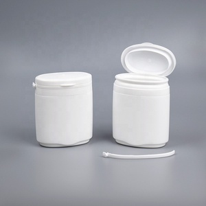 Oval Shape 80ml Plastic Bottle for Pills/Health Care Product/Vitamin, Candy Jar