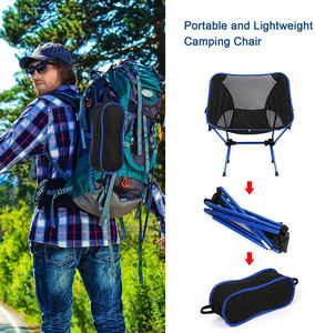 حفظ اختراع جديد للمشي لمسافات طويلة كرسي محمول خفيف للغاية على ظهره كرسي تخييم من سبائك الألومنيوم - Product Image 5