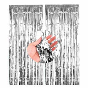 Fond en feuille <span class=keywords><strong>métallique</strong></span> droite du fabricant, paillettes créatives, décoration murale de fête, rideaux <span class=keywords><strong>à</strong></span> franges en feuille d'or pailletée - Product Image 5