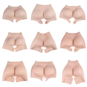 Venta al por mayor <span class=keywords><strong>Pussy</strong></span> Pant Ladyboy silicona 1,9 pulgadas gran culo glúteos cadera acolchado glúteos y caderas silicona falso Vagina cadera bragas - Product Image 3