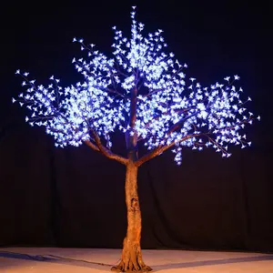 Outdoor Garden Wedding Street String Decoração Natal Holiday Lâmpada 9ft Gigante Artificial led cherry blossom tree light