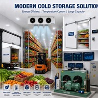Chambre froide pour produits laitiers et boissons, de 0 à 5 degrés