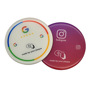 GSC 13.56Mhz Epoxy NFC Google Review Card 213/215/216 Business Review Card Nfc Tag google Review Stand Epoxy Nfc Custom Design - Product Image 6