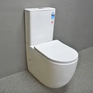 Großhandel günstiger Preis Chaozhou Kenia Hotel Porzellan klein S-Falle P-Falle Sanitärkeramik-Badezimmer Zwei-Stück Wc Toilettenschüssel