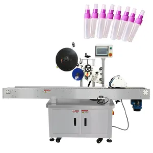 Good prices fully automatic filling capping and labeling machine on round jar label equipment for pet bottle