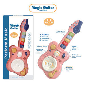 لعبة أطفال موسيقية تعليمية مبكرة ، غيتار إلكتروني مع ضوء - Product Image 6