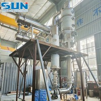 Evaporador de Circulación Forzada de Vapor de Acero Inoxidable de Alta Eficiencia SUN, Controlado por PLC, con Ahorro de Energía para Salsa de Chile