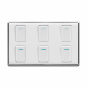 Phổ hộ gia đình sử dụng tối đa điện áp 250 V tường nhỏ 6 gang 1/2 cách thiết bị chuyển mạch - Product Image 1