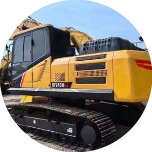 Excavatrice d'occasion de grande taille SANY SY 245H modèle 2024, 24,5 tonnes, avec boîte de vitesses et pompe, à prix avantageux – Vente chaude, haute qualité - Product Image 1
