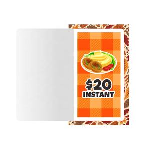 Pestañas de extracción de una ventana Billetes de juego Papel Impresión digital Tema personalizado del Día de Acción de Gracias Diseño gratuito - Product Image 3