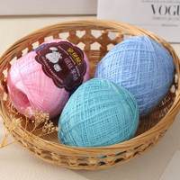 Fil Fantaisie en Mélange Soie et Laine, 45 Couleurs, Tricot Fin, Doux au Toucher, Fil à Tricoter et à Crocheter pour Projets DIY : Pulls, Écharpes, Robes, Châles
