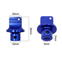 Tête de clé universelle en alliage d'aluminium pour motos et vélos électriques, accessoire de personnalisation, porte-clés décoratif en métal, fabriqué en Chine