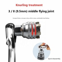 10-19mm universel réglable manuel clé à douille ensemble multifonctionnel acier perceuse électrique clé à cliquet adaptateur outils de réparation