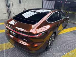 Mejor <span class=keywords><strong>precio</strong></span> PET metálico café marrón vinilo <span class=keywords><strong>coche</strong></span> vinilo envoltura pegatina <span class=keywords><strong>coche</strong></span> envoltura hoja adhesiva vinilo rollo papel <span class=keywords><strong>de</strong></span> regalo para <span class=keywords><strong>coche</strong></span> - Product Image 3