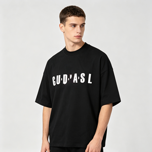 Fabricants de vêtements, t-shirts en coton lourd personnalisés, t-shirts oversize, t-shirts courts, t-shirts vintage avec impression graphique, impression DTG, vente en gros - Product Image 1