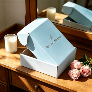 Custom Logo Printed Light for Wedding <strong>Birthday</strong> Valentine's Day <strong>Present</strong> Packaging, Corrugated Mailer Shipping Box for <strong>Presents</strong> - Product Image 1