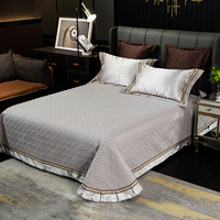Nouvel ensemble de literie quatre pièces en pur coton jacquard écologique 400TC style Europe du Nord pour lit de 1,8 m – Collection Automne/Hiver