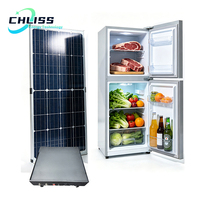 Compresseur de congélateur solaire DC haute efficacité 12V 24V AC DC, kit de congélateur solaire tout-en-un pour le Nigéria, le Pakistan, l'Afrique, le Moyen-Orient