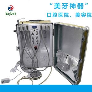 ชุดอุปกรณ์ทำฟันเคลื่อนที่แบบพกพา พร้อมเครื่องกรองอากาศแบบไร้น้ำมัน รถเข็นดูดของเสียสำหรับคลินิกทันตกรรม - Product Image 3