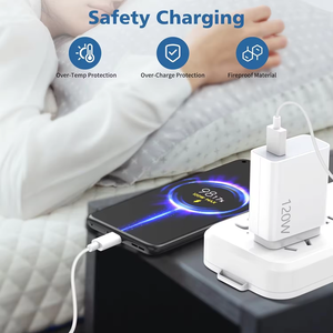 Chargeur Super Rapide 120W Turbo Hyper Charge Adaptateur Prise UK pour <span class=keywords><strong>Xiaomi</strong></span> 15/14/13/11T Ultra Pro Redmi 12C Note 11-14 POCO F6/F7 Pro - Product Image 3