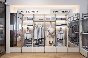 Tienda de ropa personalizada para niños Diseño de ropa para niños Estantes de exhibición Proveedor de muebles para tiendas minoristas Boutiques - Product Image 6