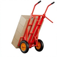 Chariot à main pliable robuste, chariot à plateforme de 200 kg pour le déménagement en entrepôt