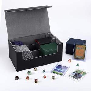 Y Y Prix de gros Étui de rangement personnalisé en PU pour cartes de jeu de société /TCG/Yugioh, boîtes de collection pour cartes pour joueurs - Product Image 1