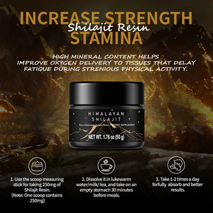 Suplemen Pasta Krim Shilajit Resin Himalaya OEM Potensi Tinggi untuk Stamina dan Pembentukan Otot - Product Image 3