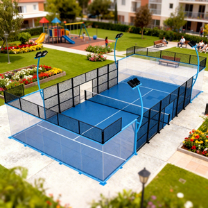 Grand Marque Durable Imperméable Cancha De Padel Chine Padel Court <span class=keywords><strong>Pas</strong></span> <span class=keywords><strong>Cher</strong></span> Prix Extérieur Intérieur Padel Court Classique Panoramique - Product Image 2