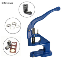 Machine à poinçonner à bouton-poussoir manuelle en aluminium moderne avec œillet à œillets et technique de placage écologique