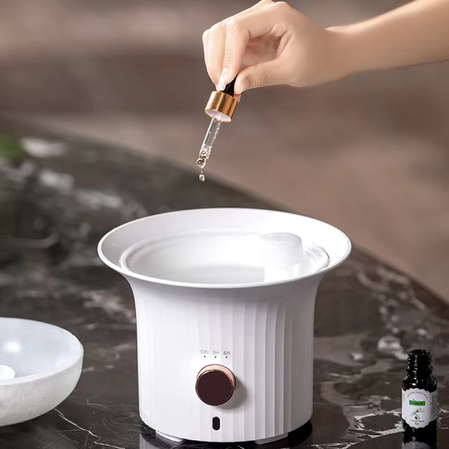 Portable USB Air Humidifier Aroma Diffuser With Warm Light Steam Water Ultrasonic Mist Humidifier Timing Aromatherapy Machine